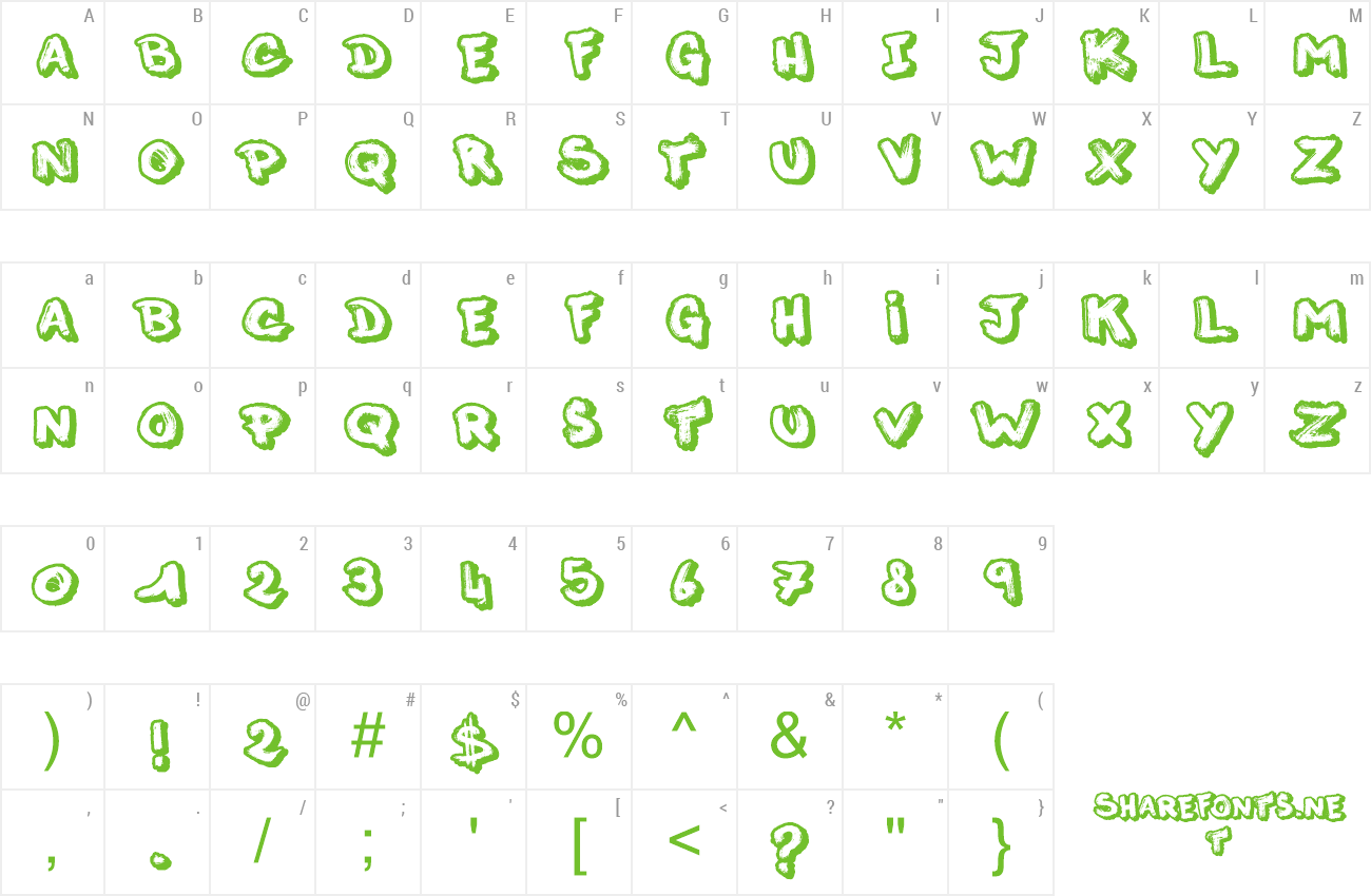 Font This Night preview